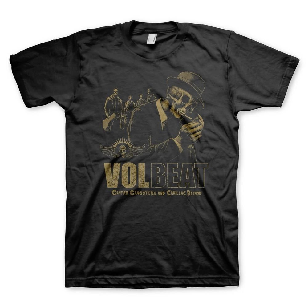 VOLBEAT cd cvr GUITAR GANGSTERS AND CADILLAC BLOOD Official SHIRT XL New Unisex T-Shirt XXXL