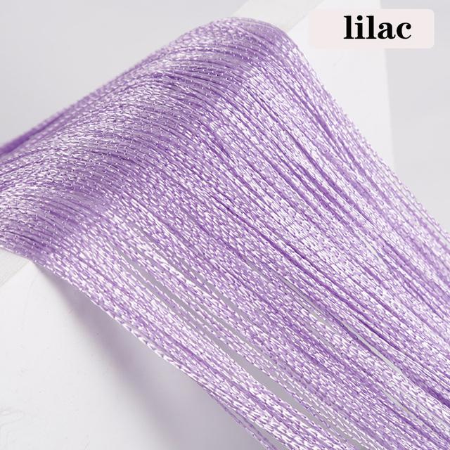 1x2m Wielokolorowe Zasłony z Nici do Drzwi Pokoju Dziennego Ściana Panel Okienny Zasłony z Frędzlami Zasłona Okienna Dekoracja Sypialni