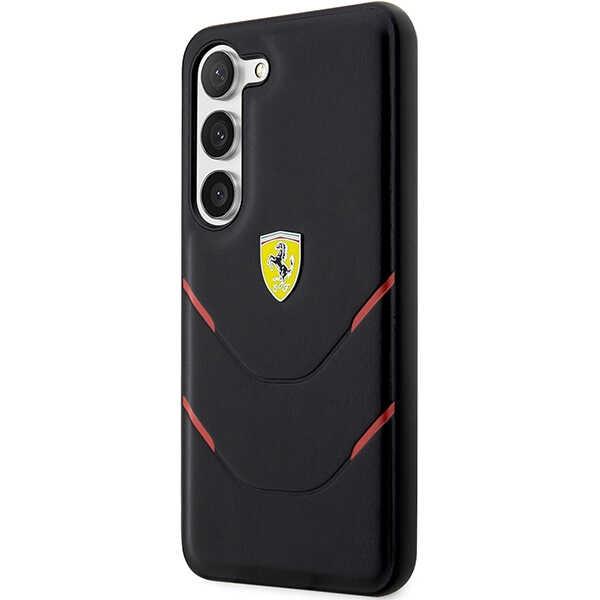 Etui Do Samsung Galaxy S23 Ferrari Hardcase Hot Stamp Czarne