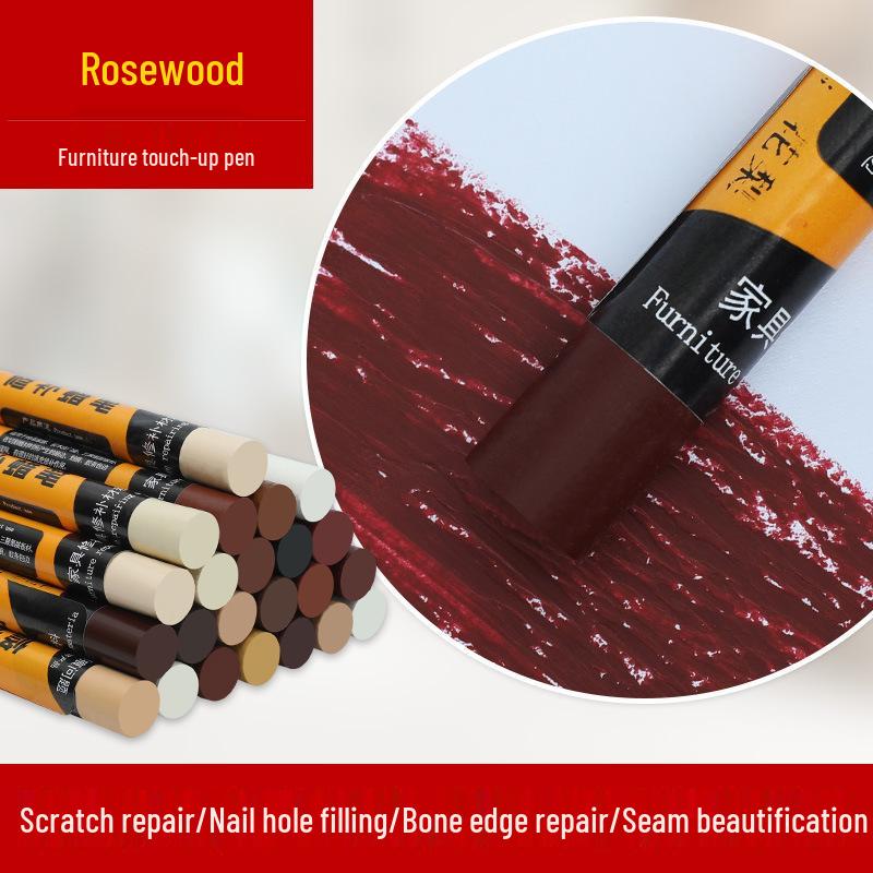 Furniture Repair Kit: Crayons & Touch-Up Pens for Wood Scratches and Nail Holes | Free Shipping