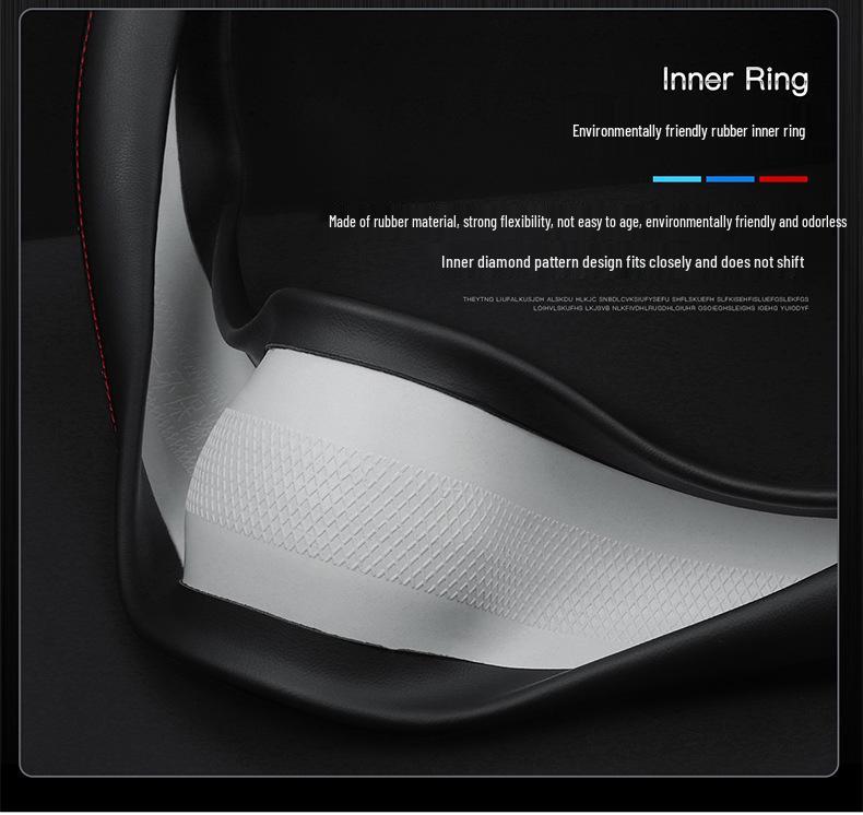 Genuine Leather Steering Wheel Cover for Roewe i5, RX5, MAX, 8550, 360, 350, i6, Ei5, RX3, iMAX