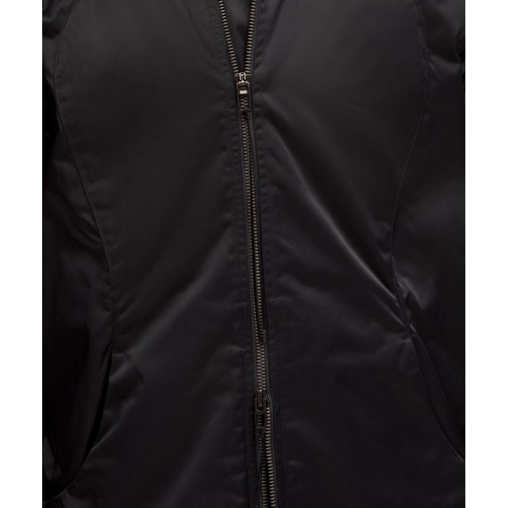 Lululemon Taffeta Removable Hood Collared Jacket  Slnsh Collection Black