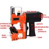 100W Portable Electric Sewing Machine Sealing Machines 220V Industrial Cloth Stitching Seal Machine With Adapter
