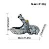 Alligator Statue Key Bowl, Fun Animal Statue Decorative Candy Bowl, Resin Animal Sculpture Desktop Ornament For Entrance Cabinet Home Decoration