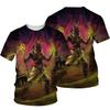 3D Gedrucktes Ägyptisches T-Shirt Herren Retro Ägypten Muster T-Shirts Sommer Harajuku Lockere T-Shirts Kurze Ärmel Unisex Rundhals Oberteile