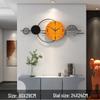 Elegant Silent Modern Wall Clock for Living Room and Restaurant Decor