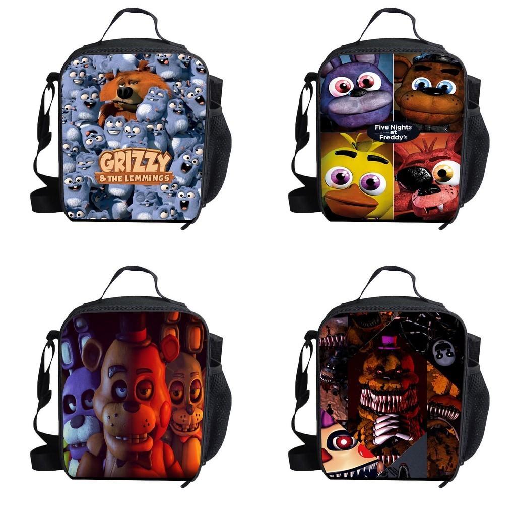 Five Nights At Freddy's School Outdoor Lunch Bag Durable Polyester Material Insulation Package