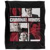 Criminal Minds Silky Character Boxes Supersoft Blanket