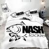 Duvet Cover Pillowcase Nash Fishing logo Bedding Set Adult Boy Girl Home Textile Children Gift Single Double Large Size