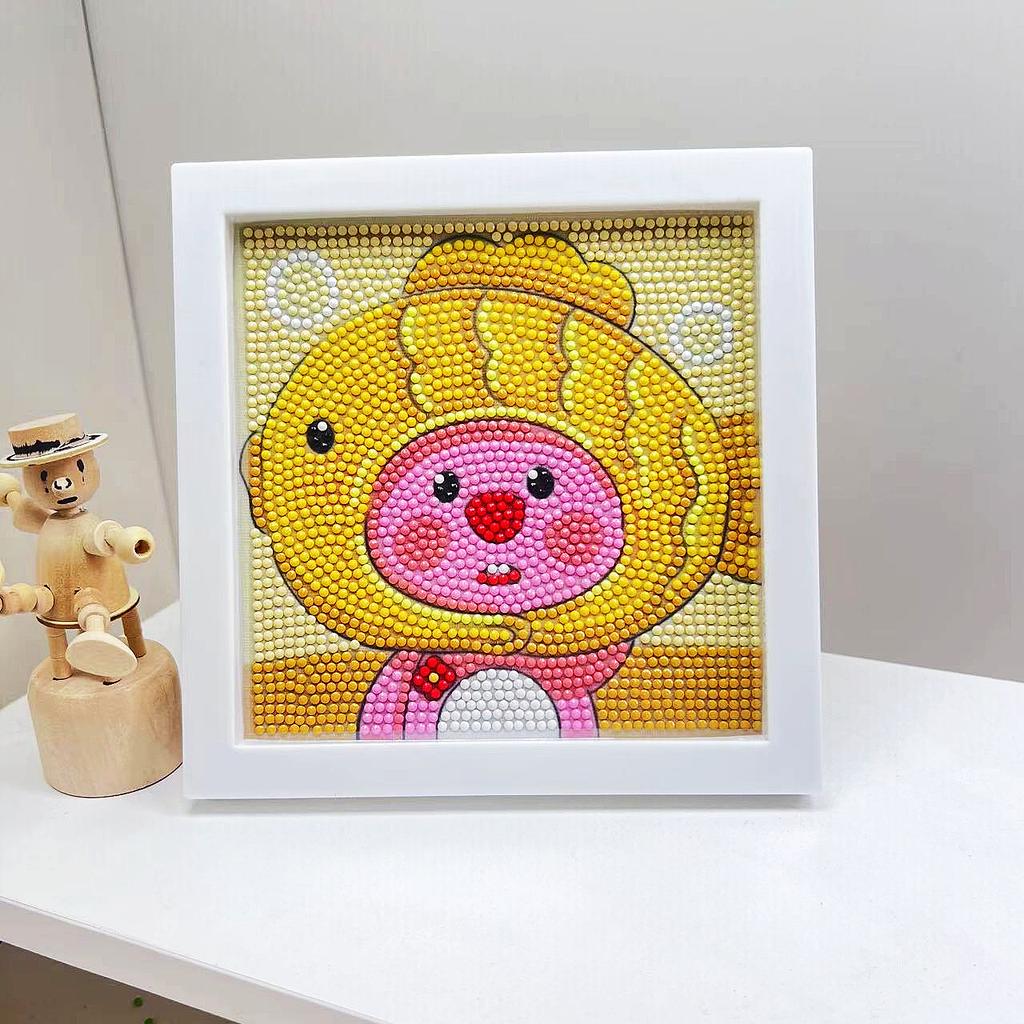 Children'S Diamond Painting Handmade Diy Masonry Painting Cartoon Diamond Sticker Bedroom Living Room Decorative Painting Photo Frame