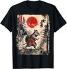 Samurai Squirrel Japanese Vintage Funny Gifts Graphic Art T-Shirt Unisex Tee