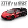 1:24 Skala 720S Apollo EVO Autos Spielzeugmodell Miniatur Sportwagen Rad Rückzieher Gummi Reifen Fahrzeugmodelle Festivalgeschenke