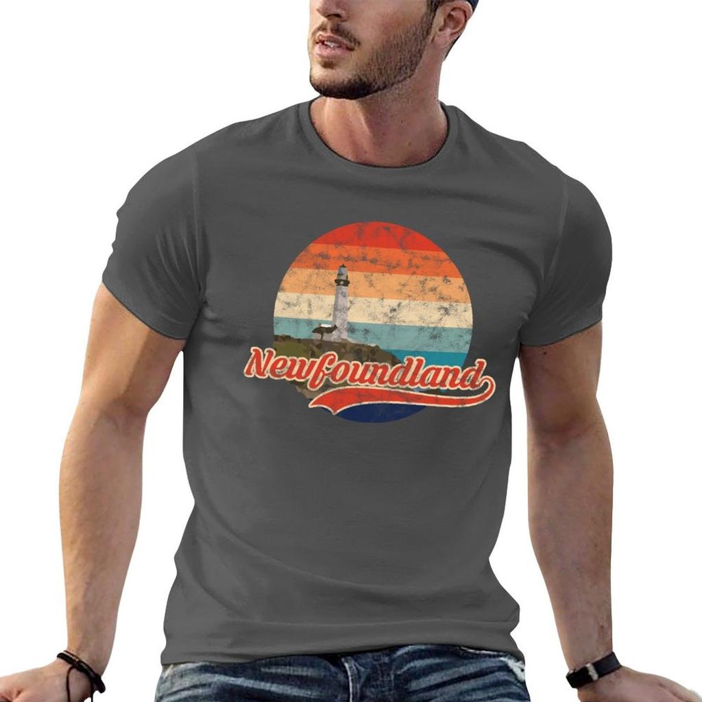 Vintage Lighthouse  Newfoundland and Labrador  Gifts  Souvenirs Clothing TShirt Unisex t shirt cotton  TShirt
