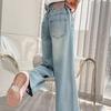Girls' Jeans Summer Thin Straight Leg Wide Leg Pants Girls' Summer Pants