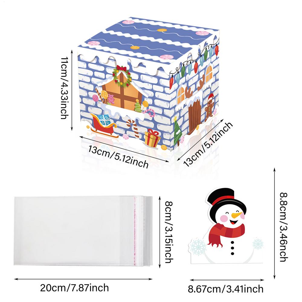 Fun Christmas Gift Box Christmas Money Box Cake Cupcake Muffin Box Party Cash Box for Christmas Packing Decor