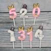 New Birthday Decoration Number 0-9 Candle Prince Prince Princess Creative Romantic Confession Party Digital Candle