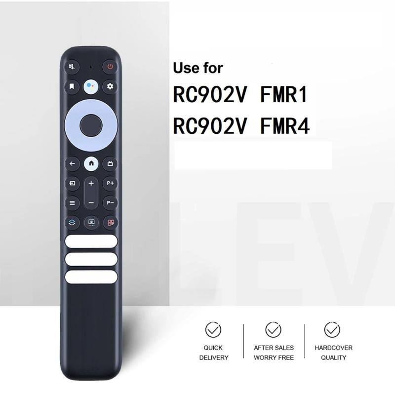 Smart TV Remote Control Controller Replacement for TCL Smart TV RC902V FMR1 FMR4 FMR5 FMR7 with Netflix Keys (No Voice)