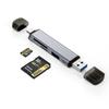 IPhone17 Type-C USB3.0 External Aluminum Alloy Card Reader for TF/SD Mobile Phone & Computer Dual Use
