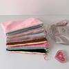 New Ins Plush Envelope Makeup Bag Student Toiletry Bag Skincare Organizer Girl Headphone Data Cable Pouch Travel Cosmetics Bags