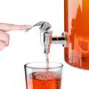 KADAX glass jar with tap lid and handle, 5.6 litres