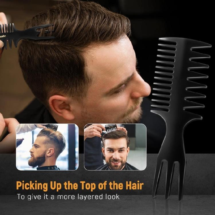 Hair Styling Comb Set Quiff Round Hair Brush,Wide Tooth Comb,Texture Comb for Blow Drying,Grooming and Hairdresser