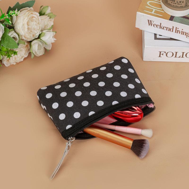 Women Small Travel Cosmetic Bag Makeup Bag Handbag Female Zipper Purse Small Cosmetics Make Up Bags Travel Beauty Organizer