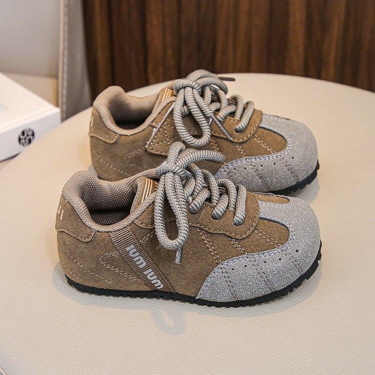 Children's spring shoes board shoes 2025 new girls non-slip sports shoes boys Forrest Gump shoes German training shoes tide