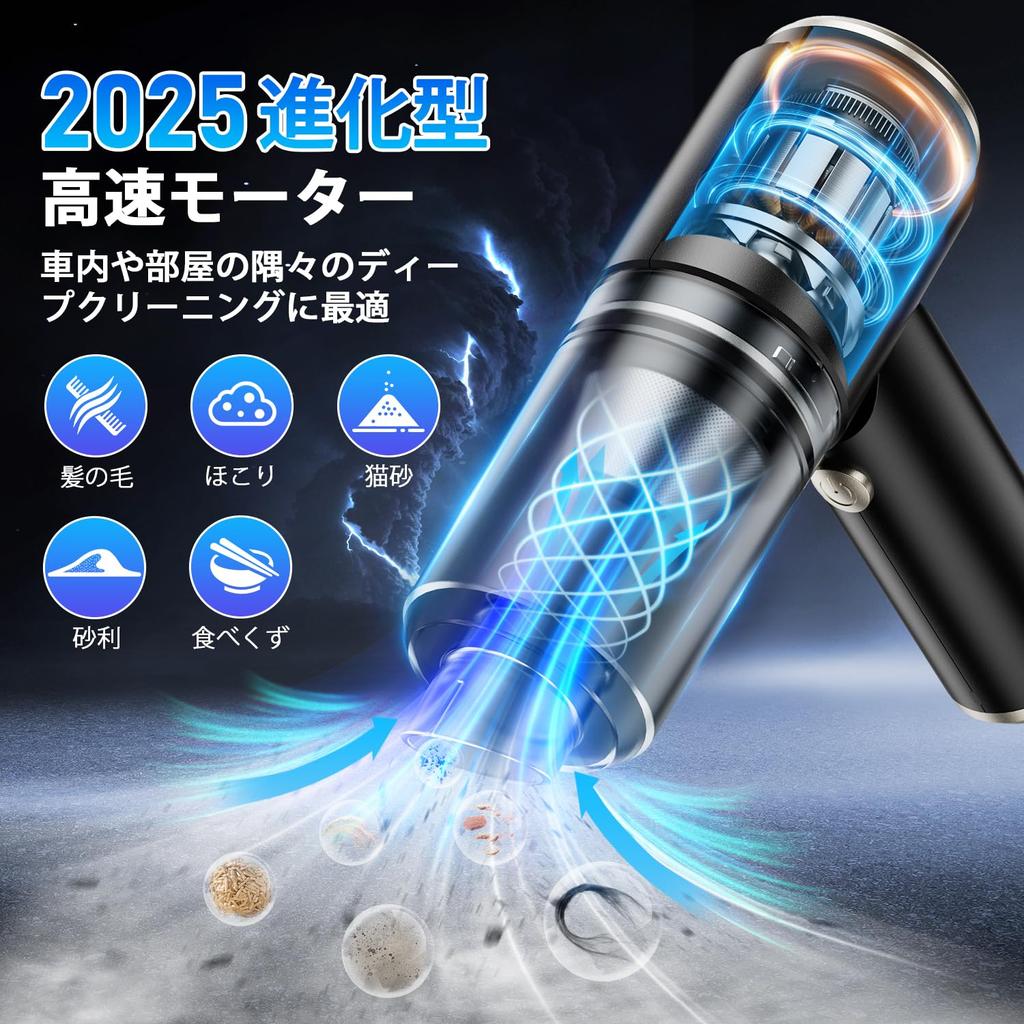 Svoko Cordless Handheld Vacuum with Powerful Suction and Multifunctional Car Vacuum with Fast and Compact Design Ideal for Dusting Cleaning and
