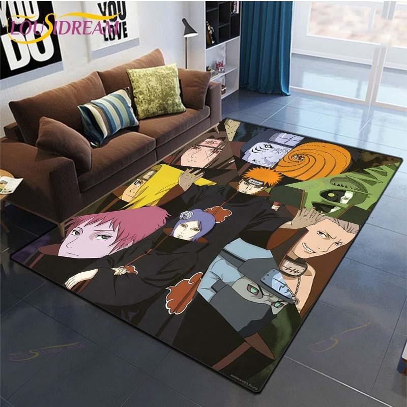Cartoon Anime Naruto Obývací pokoj Koberec postava Ložnice Podložky na podlahu Dětská hra Koberec Kuchyňka Koupelna Protiskluzová podložka