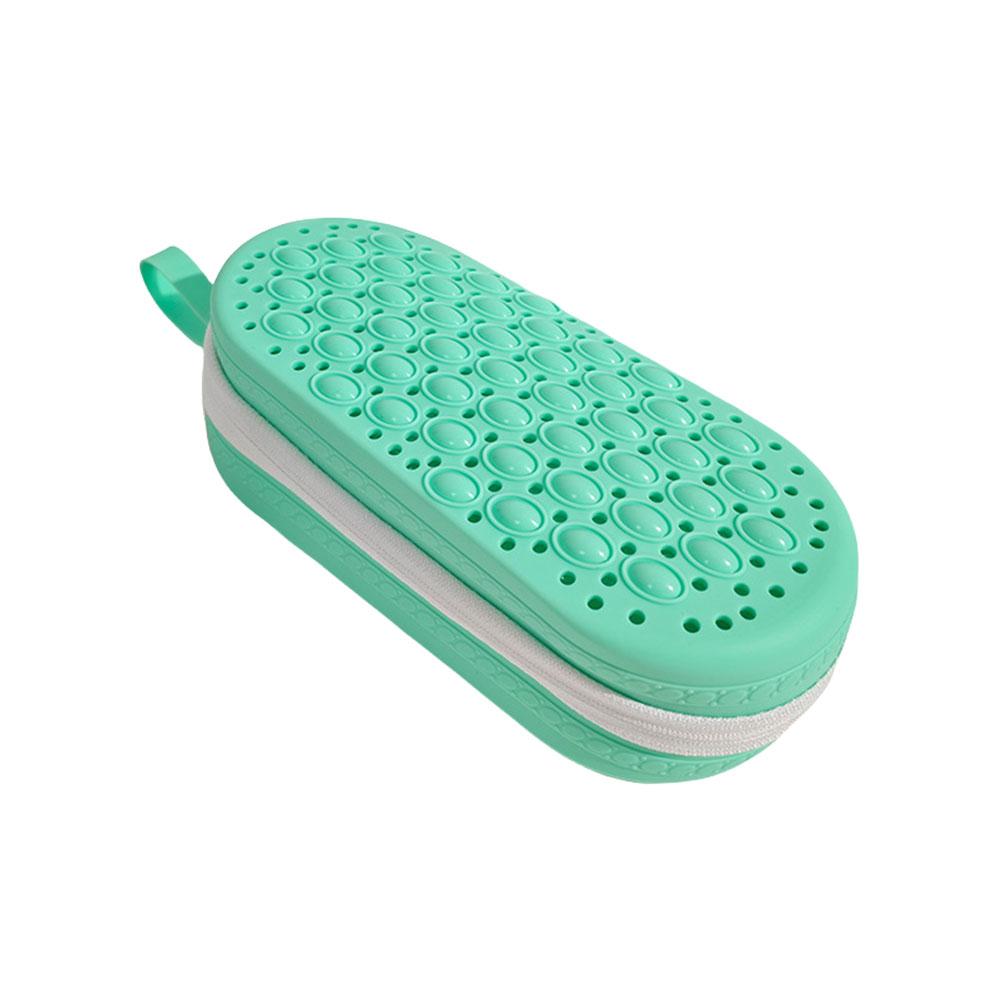 Silicone Protective Cases with Drain Hole Carrying Case Swimming Goggles Storage Box for Goggles