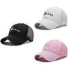 Baseball Letter Embroidery Cap Lightweight Sun Protection Breathable Hat Gift