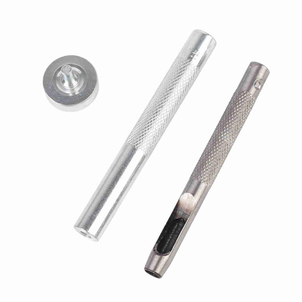 100 Sets Grommet Kit with Eyelets Washers 0.236 Inch 3PCS Installation Tools Silver Metal Grommets for Fabric Leather