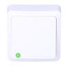 1-pole switch IP20 white BERG