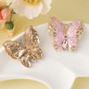 Fashionable Rhinestones Butterfly Enamel Pin Sturdy Alloy Accessory for Women Clothing Decoration and Gifts Giving
