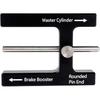 BDZMC Car Brake Booster Push Rod Adjustment Tool (Black) | Brake Pedal Distance Adjustment Tool with Magnet, Brake Booster Push Rod Length Gauge with