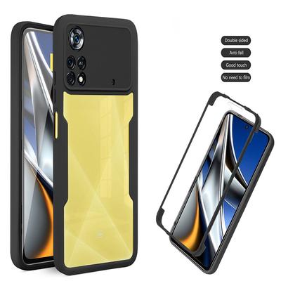 360 Ganzkörper-Handyhülle für Xiaomi POCO X3 X4 X5 X6 Pro X3 C3 POCO M2 M3 M4 M6 Pro 4G F5 F6 5G Eingebauter Displayschutz Abdeckung