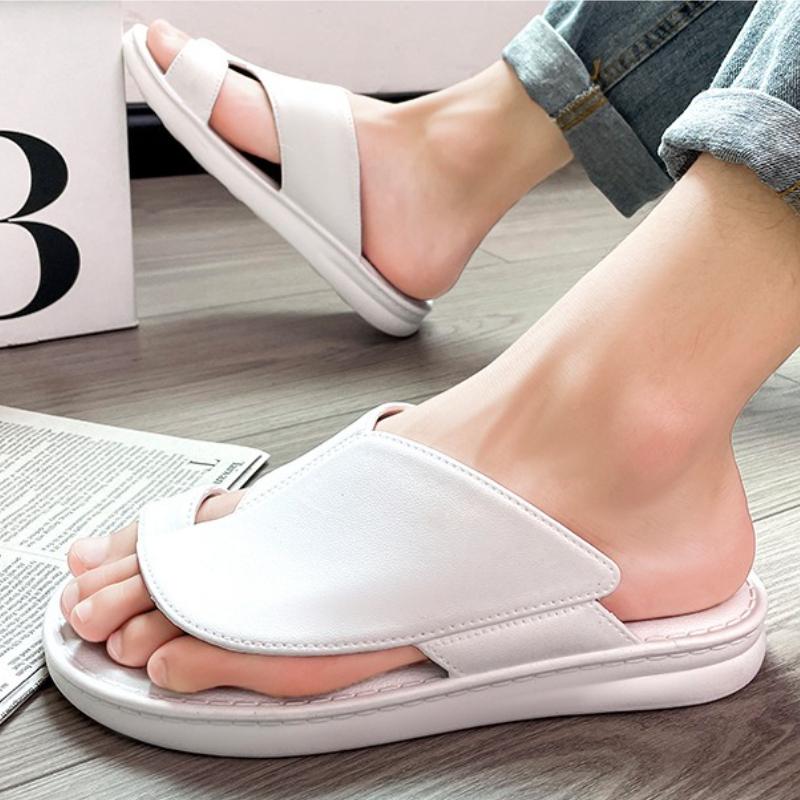 Original Men Flip Flops Summer Flat Slip On Casual Slippers Home Light Slides City Walk Beach Vacation Sandals for Men Sandalias