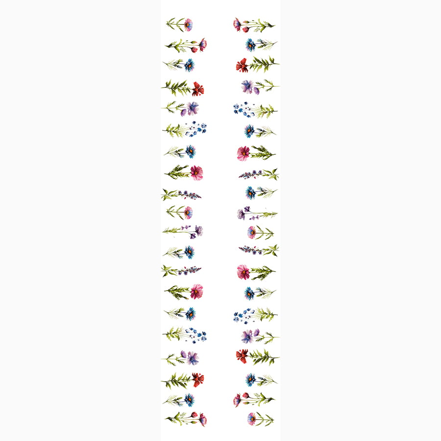 Christmas Table Runner 38x160 Wildflowers Spring