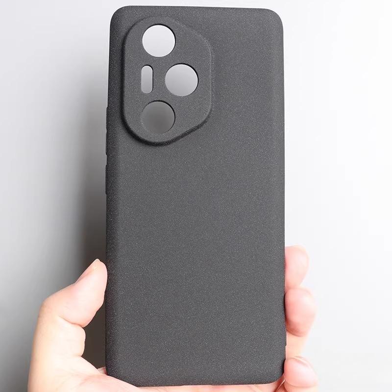 

Мягкий ТПУ чехол из песчаника для телефона Honor 400 Pro Ультратонкий матовый силиконовый чехол для защиты объектива для Huawei Honor 400 Lite For Honor 400 чёрный