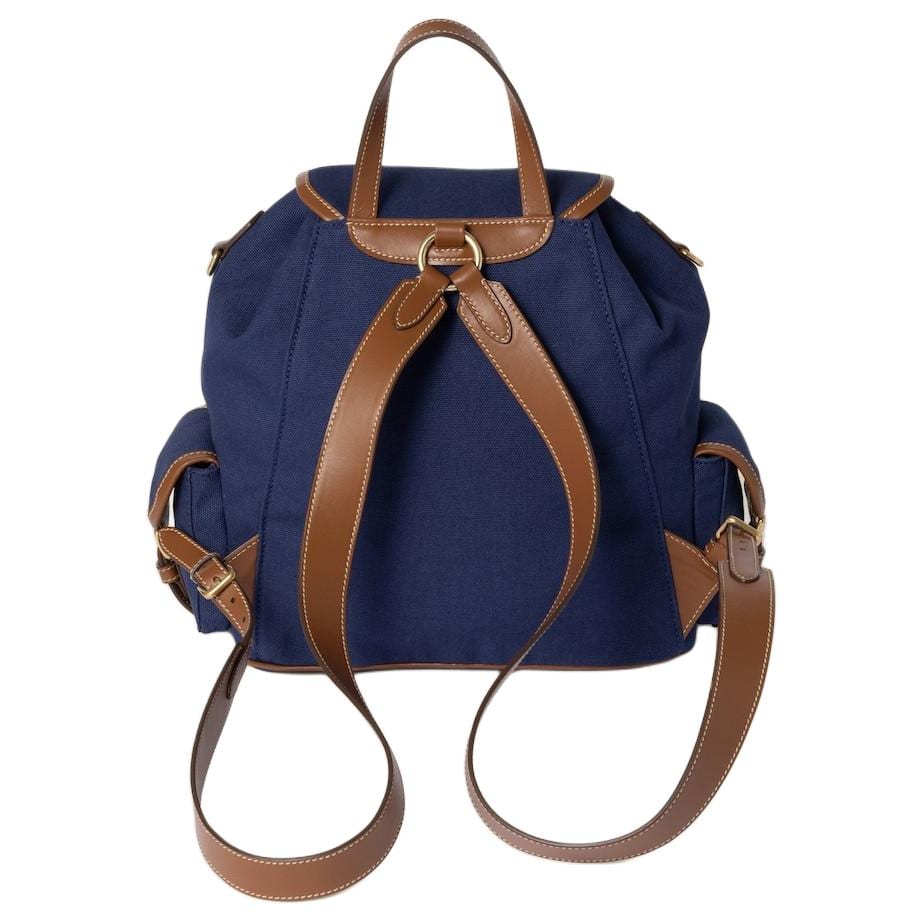 MIU MIU Cotton Backpack Women's Cornflower Blue & Brandy 5BZ042_2IBQ_F0TQF_V_OOO