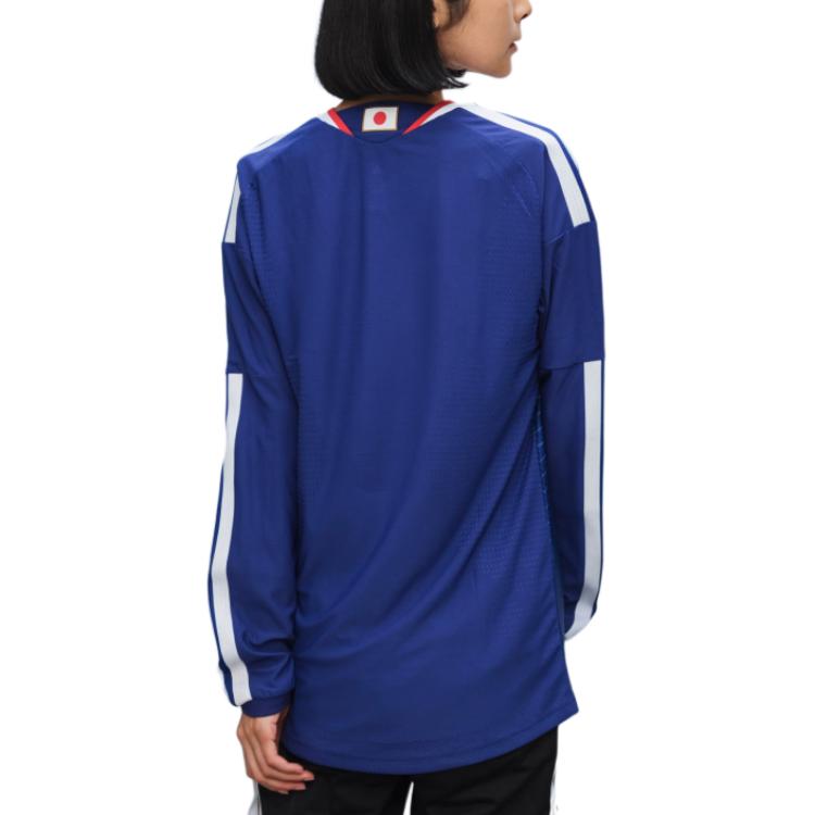 adidas FW25 JFA Japan National Football Team 2026 Home Comfortable Slim Fit Pullover Long Sleeve Jersey Unisex Jersey JZ9681