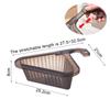 Coș de scurgere pentru chiuvetă de bucătărie din oțel inoxidabil Coș de scurgere triunghi pentru alimente, coajă de legume, filtru de ouă, organizator de depozitare, raft de bucătărie, rack de scurgere