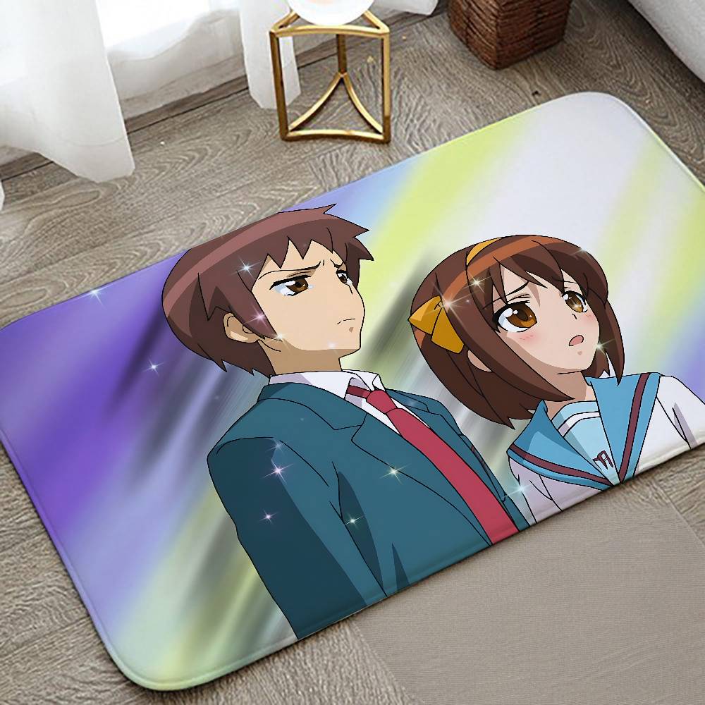 Haruhi Suzumiya Carpet For Living Room Sofa Decor Modern Rug Floor Mat For Men Bedroom Durable Area Rugs