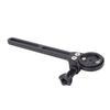 Bike Computer Mount 165mm Aluminum Alloy Front Handlebar Cycling Computer Bracket Holder with Camera