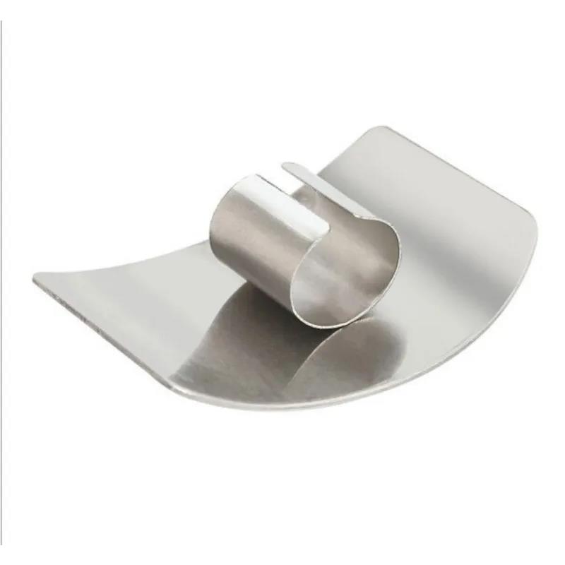 Kitchen Accessories Stainless Steel Finger Cover Finger Protection Safe Cutting Kitchen Must Have Cutting Guard Thumb Protector 2