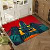 Led Zep-pelin Floor Mat Soft Thickened Absorbent Non-Slip Bedroom Living Room Door Mat Home Decor Flannel Rugs