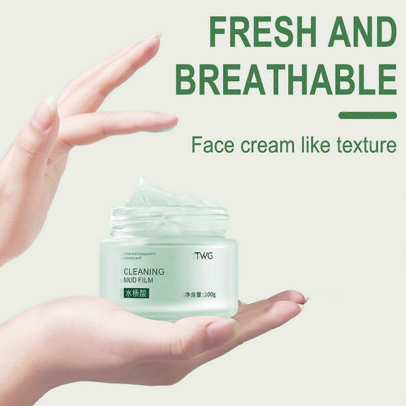Salicylicacid Clear And Clean Mud Film Dislodge Blackheads Blackheads Cleanse And Control Oil Pore Reduction Mask Facial Skin Care Products LA1003