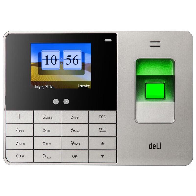 

Deli Biometric Face and Fingerprint Time Attendance System