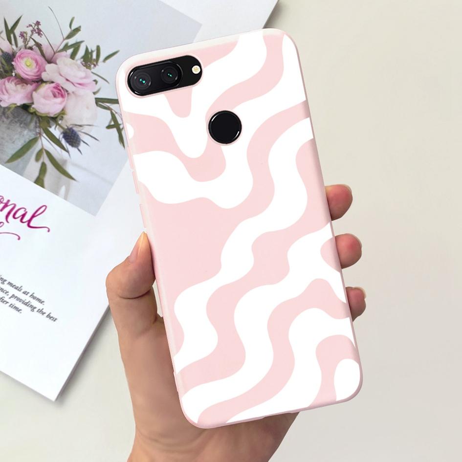 Für Xiaomi Mi 8 Lite Hülle 6,26" Mode Landschaft Mädchen Bumper Weiche Silikon Handyhülle Für Xiomi Mi 8 Lite Funda Mi8Lite Tasche
