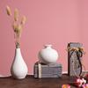 White Ceramic Flower Ornament Vase for Aromatherapy & Arrangements